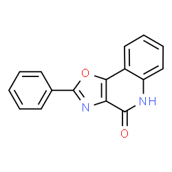 ChemSpider 2D Image | 2-Phenyl-oxazolo(4,5-c)quinolin-4-one | C16H10N2O2