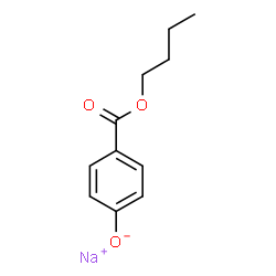 ChemSpider 2D Image | BUTYLPARABEN SODIUM | C11H13NaO3