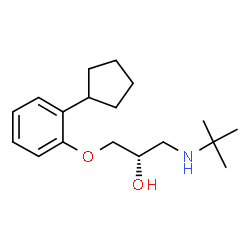 ChemSpider 2D Image | Penbutolol | C18H29NO2