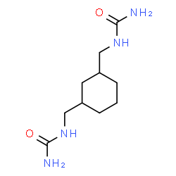 ChemSpider 2D Image | 1,1'-[1,3-Cyclohexanediylbis(methylene)]diurea | C10H20N4O2