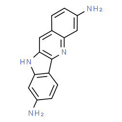 ChemSpider 2D Image | 3,8-diamino-10h-quindoline | C15H12N4