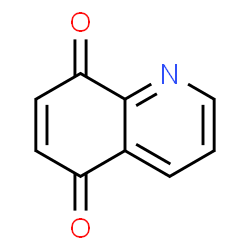 ChemSpider 2D Image | 5,8-Quinolinedione | C9H5NO2