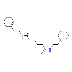 ChemSpider 2D Image | N,N'-Bis[2-(1-cyclohexen-1-yl)ethyl]hexanediamide | C22H36N2O2