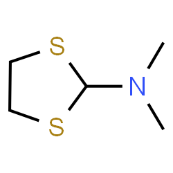 ChemSpider 2D Image | N,N-Dimethyl-1,3-dithiolan-2-amine | C5H11NS2
