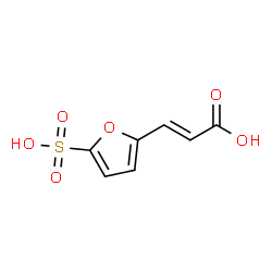 ChemSpider 2D Image | (2E)-3-(5-Sulfo-2-furyl)acrylic acid | C7H6O6S