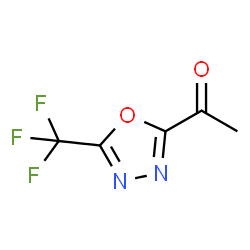 ChemSpider 2D Image | 1-[5-(Trifluoromethyl)-1,3,4-oxadiazol-2-yl]ethanone | C5H3F3N2O2