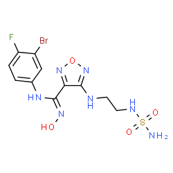 ChemSpider 2D Image | epacadostat | C11H13BrFN7O4S