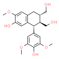 ChemSpider 2D Image | (-)-5'-Methoxyisolariciresinol | C21H26O7