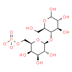 ChemSpider 2D Image | 4-O-(6-O-Phosphonato-beta-D-galactopyranosyl)-D-glucopyranose | C12H21O14P