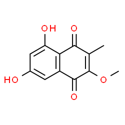 ChemSpider 2D Image | 2-O,3-dimethylflaviolin | C12H10O5