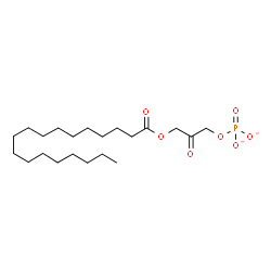 ChemSpider 2D Image | 2-Oxo-3-(stearoyloxy)propyl phosphate | C21H39O7P