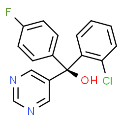 ChemSpider 2D Image | (R)-nuarimol | C17H12ClFN2O