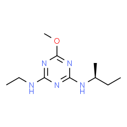 ChemSpider 2D Image | (S)-secbumeton | C10H19N5O