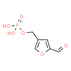 ChemSpider 2D Image | 4-(phosphooxymethyl)-2-furancarboxaldehyde | C6H7O6P