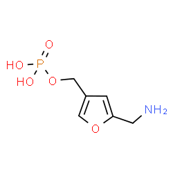 ChemSpider 2D Image | [5-(aminomethyl)-3-furyl]methyl phosphate | C6H10NO5P