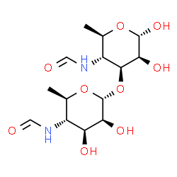 ChemSpider 2D Image | alpha-D-Rhap4NFo-(1->3)-alpha-D-Rhap4NFo | C14H24N2O9