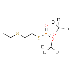 ChemSpider 2D Image | S-[2-(Ethylsulfanyl)ethyl] O,O-bis[(~2~H_3_)methyl] phosphorothioate | C6H9D6O3PS2