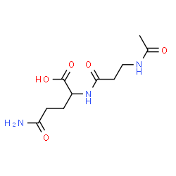 ChemSpider 2D Image | N-Acetyl-beta-alanylglutamine | C10H17N3O5