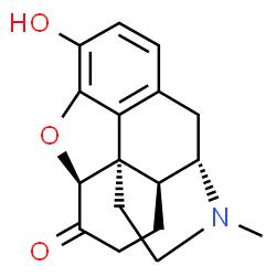 ChemSpider 2D Image | ent-hydromorphone | C17H19NO3