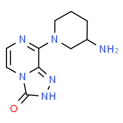 ChemSpider 2D Image | 8-(3-Amino-1-piperidinyl)[1,2,4]triazolo[4,3-a]pyrazin-3(2H)-one | C10H14N6O
