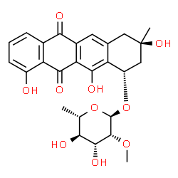ChemSpider 2D Image | aranciamycin A | C26H28O10