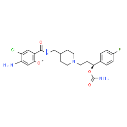 ChemSpider 2D Image | relenopride | C24H30ClFN4O4