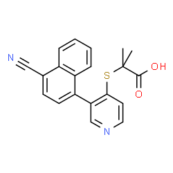 ChemSpider 2D Image | Verinurad | C20H16N2O2S