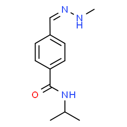 ChemSpider 2D Image | N-Isopropyl-4-[(Z)-(methylhydrazono)methyl]benzamide | C12H17N3O