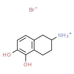 ChemSpider 2D Image | 5,6-DIHYDROXY-2-AMINOTETRALINE HYDROBROMIDE | C10H14BrNO2
