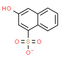 ChemSpider 2D Image | 3-Hydroxy-1-naphthalenesulfonate | C10H7O4S