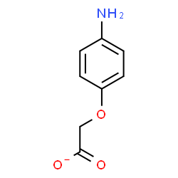 ChemSpider 2D Image | (4-Aminophenoxy)acetate | C8H8NO3