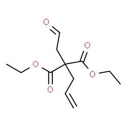 ChemSpider 2D Image | Diethyl allyl(2-oxoethyl)malonate | C12H18O5