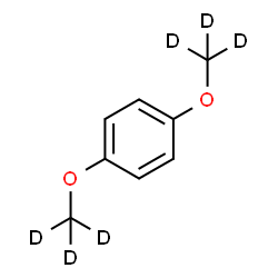 ChemSpider 2D Image | 1,4-Bis[(~2~H_3_)methyloxy]benzene | C8H4D6O2