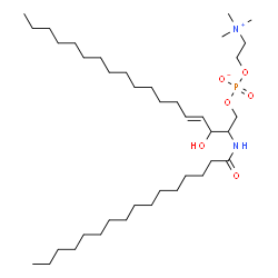 ChemSpider 2D Image | N-palmitoylsphingomyelin | C39H79N2O6P