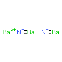 ChemSpider 2D Image | Barium bis(azanidylidenebarium) | Ba3N2