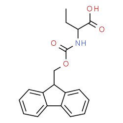 ChemSpider 2D Image | Fmoc-DL-2-aminobutyric acid | C19H19NO4
