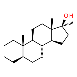 ChemSpider 2D Image | 17-methyl-5?-androstan-17?-ol | C20H34O