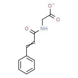 ChemSpider 2D Image | (Cinnamoylamino)acetate | C11H10NO3