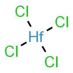 ChemSpider 2D Image | Hafnium(IV) chloride | Cl4Hf