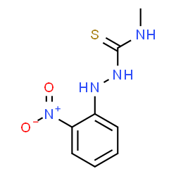 ChemSpider 2D Image | N-Methyl-2-(2-nitrophenyl)hydrazinecarbothioamide | C8H10N4O2S