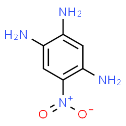 ChemSpider 2D Image | 5-Nitro-1,2,4-benzenetriamine | C6H8N4O2