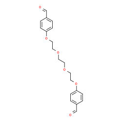 ChemSpider 2D Image | 4,4'-(3,6-dioxaoctanediyldioxy)dibenzaldehyde | C20H22O6
