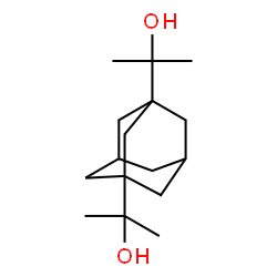 ChemSpider 2D Image | 2,2'-Tricyclo[3.3.1.1~3,7~]decane-1,3-diyldi(2-propanol) | C16H28O2