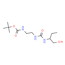 ChemSpider 2D Image | 2-Methyl-2-propanyl (2-{[(1-hydroxy-2-butanyl)carbamoyl]amino}ethyl)carbamate | C12H25N3O4