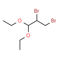 ChemSpider 2D Image | 2,3-Dibromo-1,1-diethoxypropane | C7H14Br2O2