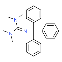ChemSpider 2D Image | 1,1,3,3-Tetramethyl-2-tritylguanidine | C24H27N3