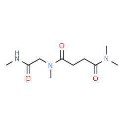 ChemSpider 2D Image | N,N,N'-Trimethyl-N'-[2-(methylamino)-2-oxoethyl]succinamide | C10H19N3O3