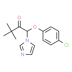 ChemSpider 2D Image | Climbazole | C15H17ClN2O2