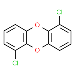 ChemSpider 2D Image | 1,6-Dichlorooxanthrene | C12H6Cl2O2