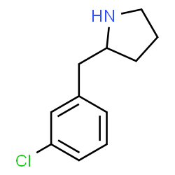 ChemSpider 2D Image | 2-(3-Chlorobenzyl)pyrrolidine | C11H14ClN